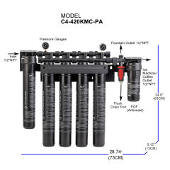 Commercial High-capacity Ice Machine and Coffee Machine Scale-preventing Activated Carbon Water Filtration System for Hotel Use,Commercial High-capacity Ice Machine and Coffee Machine Scale-preventing Activated Carbon Water Filtration System for Hotel Use,Purithm