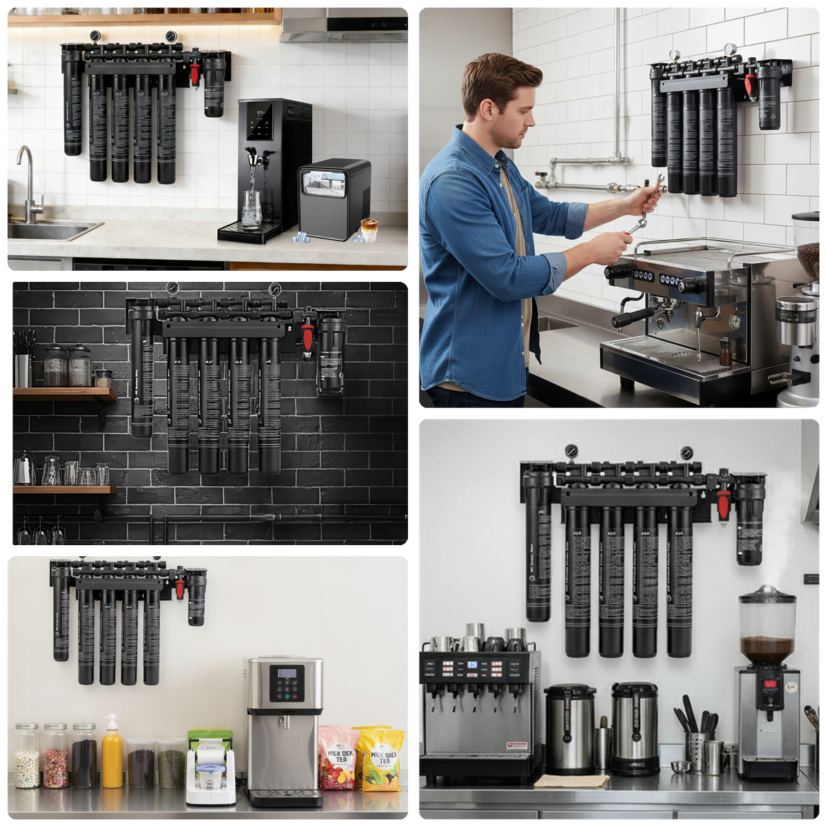 Commercial High Flow Activated Carbon Water Filter System for Coffee Ice Maker,Commercial Activated Carbon Water Filter System for Coffee Ice Maker,Purithm