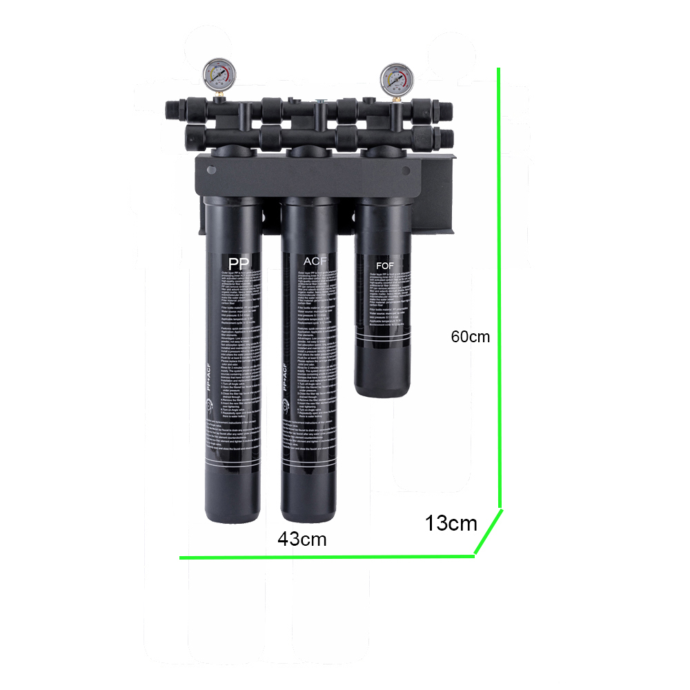 Commercial High Flow Water Filter sytem for Milk Tea Quick Fitting FOF Anti-Scale Coffee Beverage wate Purifier Manual No Waste Water Household,Commercial High Flow Water Filter sytem for Milk Tea coffee shop,Purithm