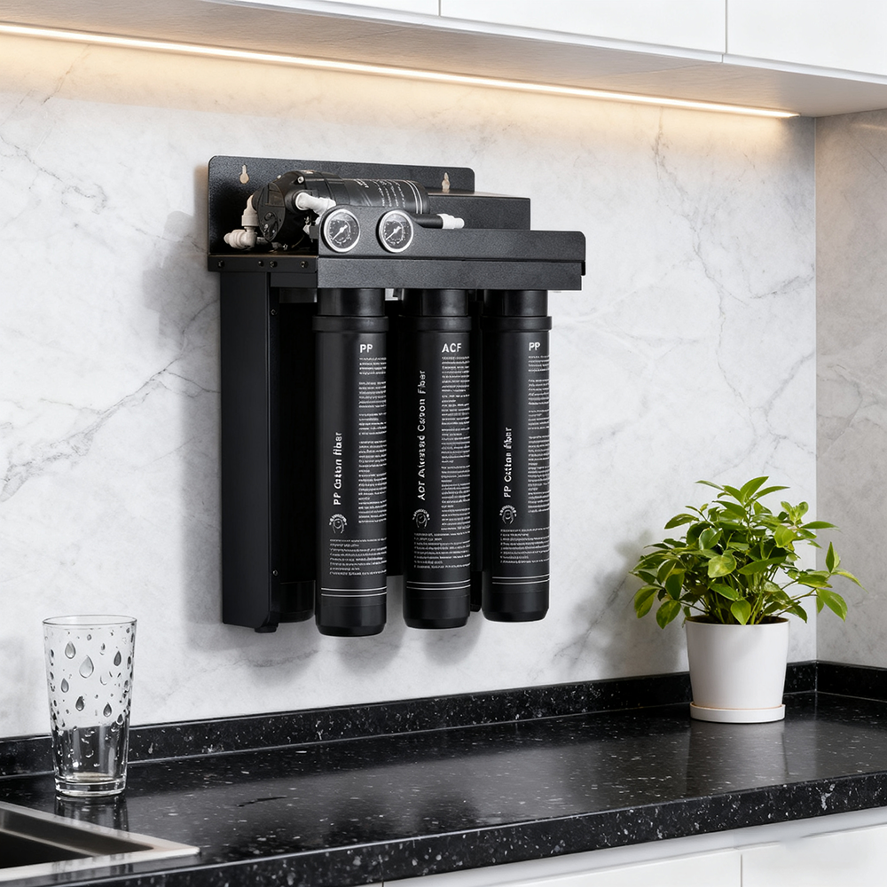 High-Flow Commercial 800GPD Reverse Osmosis Purification system RO Water Filter System for home business800GPD Compact RO System Quick-Fit Reverse Osmosis Water Filter Alkaline Mineral KDF Purifier Electric for Home Use Sink,High-Flow Commercial 800GPD Reverse Osmosis system,Purithm