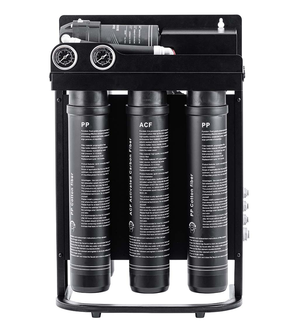 High-Flow Commercial 800GPD Reverse Osmosis Purification system RO Water Filter System for home business800GPD Compact RO System Quick-Fit Reverse Osmosis Water Filter Alkaline Mineral KDF Purifier Electric for Home Use Sink,High-Flow Commercial 800GPD Reverse Osmosis system,Purithm