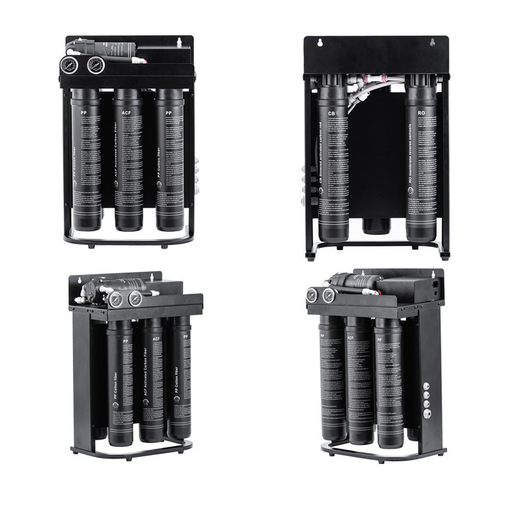 High-Flow Commercial 800GPD Reverse Osmosis Purification system RO Water Filter System for home business800GPD Compact RO System Quick-Fit Reverse Osmosis Water Filter Alkaline Mineral KDF Purifier Electric for Home Use Sink,High-Flow Commercial 800GPD Reverse Osmosis system,Purithm