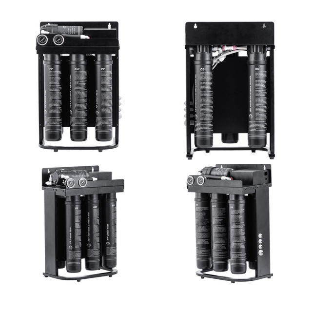 High-Flow Commercial 800GPD Reverse Osmosis Purification system RO Water Filter System for home business800GPD Compact RO System Quick-Fit Reverse Osmosis Water Filter Alkaline Mineral KDF Purifier Electric for Home Use Sink,High-Flow Commercial 800GPD Reverse Osmosis system,Purithm