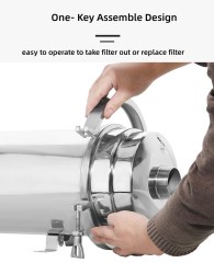 20000 L/H Whole House Water Treatment SS 304 PVDF Washable Membrane Stainless Steel UF Water Filter system,20000 L/H Whole House Water Treatment Appliances SS 304 Housing PVDF Washable Membrane Stainless Steel UF Water Filter,Purithm
