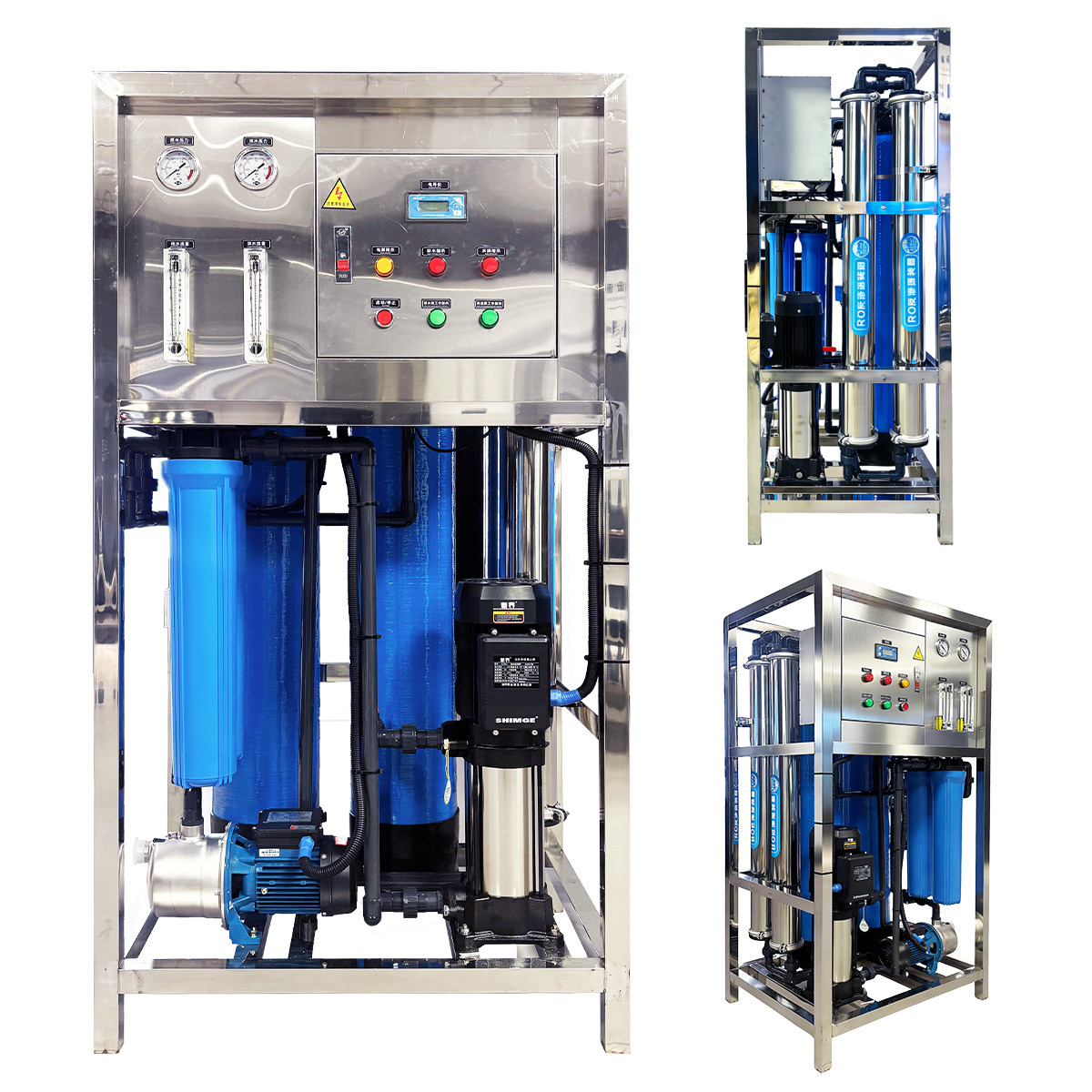 Commercial & Industrial RO Water Treatment Equipment with Resin Softening System, 250L/H & 500L/H Flow Rate,Commercial & Industrial RO Water Treatment Equipment with Resin Softening System, 250L/H & 500L/H Flow Rate,Purithm