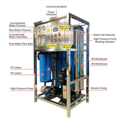 Reverse Osmosis Water Treatment Equipment Water Softening System 304 Stainless Steel Pump Removes Scale Impurities Filters Pure,Reverse Osmosis Pure Water Treatment Equipment,Purithm