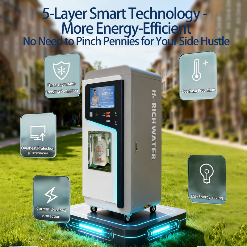 Hydrogen-Rich Water Vending Machine Enhances Immunity Reverse Osmosis Filtration 125L/Hour Productivity Pump,Hydrogen-Rich Water Vending Machine,Purithm