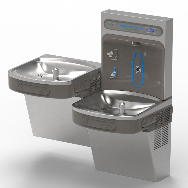 New Arrival Wholesale Stainless Steel Wall Mounted Bottle Filling Station Drinking Water Fountain Water Cooler,New Arrival Wholesale Stainless Steel Wall Mounted Bottle Filling Station Drinking Water Fountain Water Cooler,Purithm