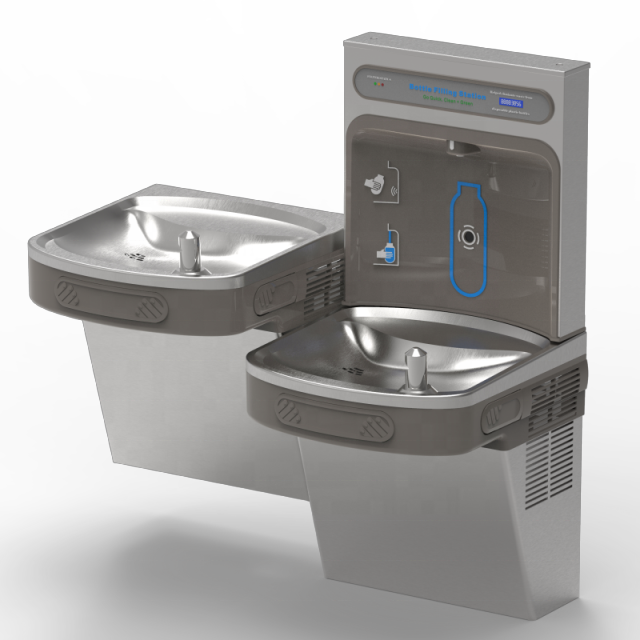 New Arrival Wholesale Stainless Steel Wall Mounted Bottle Filling Station Drinking Water Fountain Water Cooler,New Arrival Wholesale Stainless Steel Wall Mounted Bottle Filling Station Drinking Water Fountain Water Cooler,Purithm