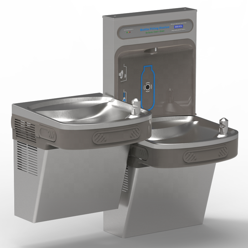 New Arrival Wholesale Stainless Steel Wall Mounted Bottle Filling Station Drinking Water Fountain Water Cooler,New Arrival Wholesale Stainless Steel Wall Mounted Bottle Filling Station Drinking Water Fountain Water Cooler,Purithm