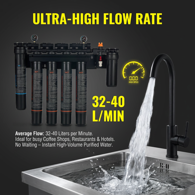 Factory Direct OEM ODM Bulk Water Filter system Ultra-High Flow Rate 32-40 L/Min Commercial Water Purifier for Cafe & Tea Bar,Factory Direct OEM ODM Bulk Water Filter system Ultra-High Flow Rate 32-40 L/Min Commercial Water Purifier for Cafe & Tea Bar,Purithm