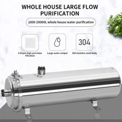1000-20000L/H Washable PVDF Ultrafiltration Whole House Filter 0.01 Micron Stainless Steel UF Water Purifier,Washable PVDF Ultrafiltration Whole House Filter Water Purifier,Purithm