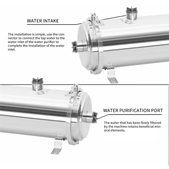 1000-20000L/H Washable PVDF Ultrafiltration Whole House Filter 0.01 Micron Stainless Steel UF Water Purifier,Washable PVDF Ultrafiltration Whole House Filter Water Purifier,Purithm
