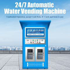 Smart Commercial Outdoor Auto Vending Machine Direct Drinking Water Filter system Reverse Osmosis Treatment RO water Vendor Machine IC Card Payment,Commercial ro water filter system water vending machine,Purithm