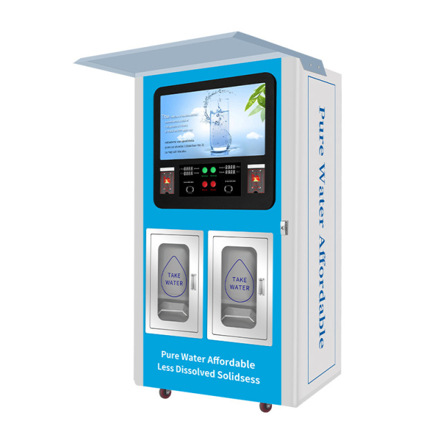 Smart Commercial Outdoor Auto Vending Machine Direct Drinking Water Filter system Reverse Osmosis Treatment RO water Vendor Machine IC Card Payment,Commercial ro water filter system water vending machine,Purithm