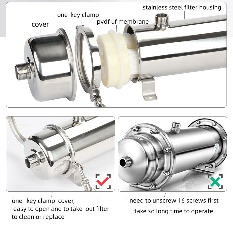 1000/3000/5000/8000 /10000L Whole House Washable UF Membrane Water Purifier Machine PVDF Ultra Filtration Water System,1000/3000/5000/8000 /10000L Whole House Hands Washable UF Membrane Water Purifier Machine PVDF Ultra Filtration Water System,Purithm