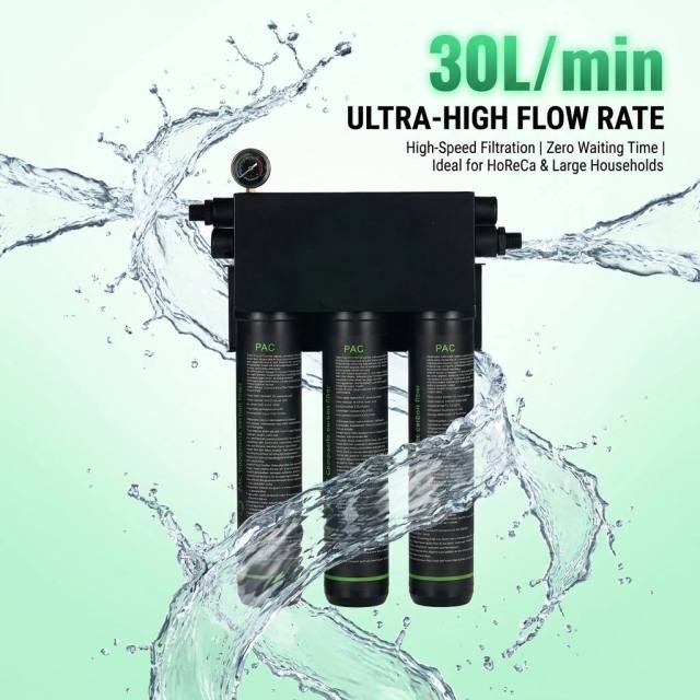 Customized Manual 30L Wall-mounted Carbon Fiber Front Water Purifier 30L/min for Home Commercial RV Outdoor Use,Can Be Mass Customized Manual 30L Wall-mounted Carbon Fiber Front Water Purifier 30L/min for Home Commercial RV Outdoor Use,Purithm