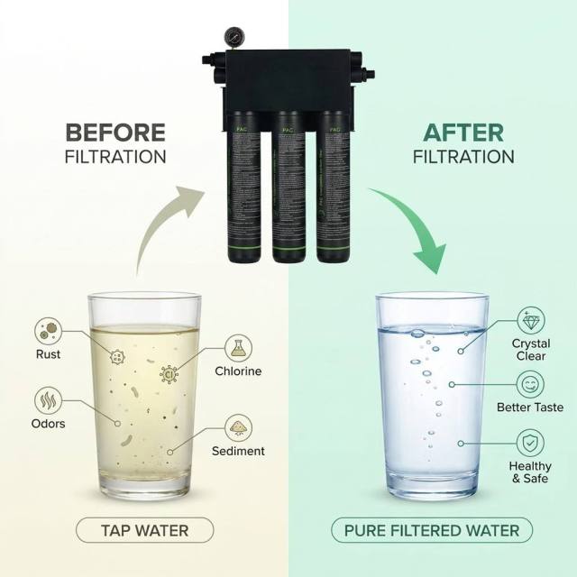 Customized Manual 30L Wall-mounted Carbon Fiber Front Water Purifier 30L/min for Home Commercial RV Outdoor Use,Can Be Mass Customized Manual 30L Wall-mounted Carbon Fiber Front Water Purifier 30L/min for Home Commercial RV Outdoor Use,Purithm