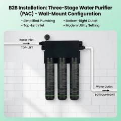 Customized Manual 30L Wall-mounted Carbon Fiber Front Water Purifier 30L/min for Home Commercial RV Outdoor Use,Can Be Mass Customized Manual 30L Wall-mounted Carbon Fiber Front Water Purifier 30L/min for Home Commercial RV Outdoor Use,Purithm