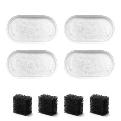 4 runway filter elements + 4 square filter cottons
