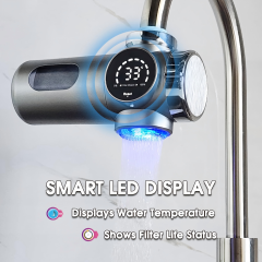 Hot Selling Universal Fit Kitchen Faucet Water Filter Remove Chlorine Tap Water Purifier with Filter Life Display,Faucet Water Filter Tap Water Purifier for Home Ultra Filtration,Purithm