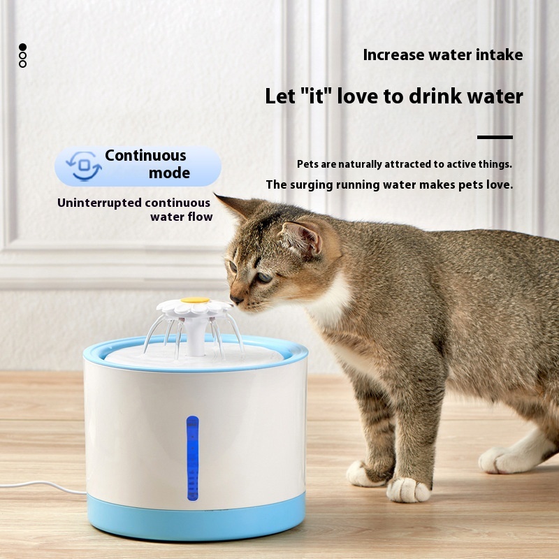 New Cat Water Fountain Automatic water Filtration Circulating Flowing Water Quiet Filter Smart Pet Water Dispenser,Automatic Water Filter Smart Pet Water Dispenser,Purithm