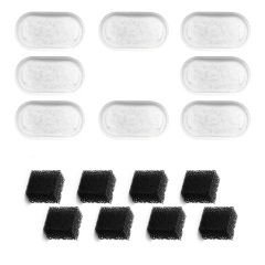 8 runway filter elements + 8 square filter cottons