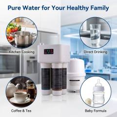 100GPD Mini Compact Reverse Osmosis Purifier System Quick Connect Under Sink RO Water Filter for Home RV Outdoor ODM OEM,100GPD Mini Compact Reverse Osmosis System,Purithm