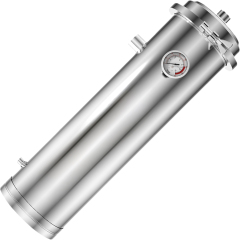 Reusable PVDF Membrane Water Purifier Whole House Vertical Pipeline 304 SS Housing Easy Clamp Disassembly Pressure Gauge,Reusable PVDF Membrane Water Purifier Whole House Vertical Pipeline 304SS Housing Easy Clamp Disassembly Pressure Gauge 10000L,Purithm