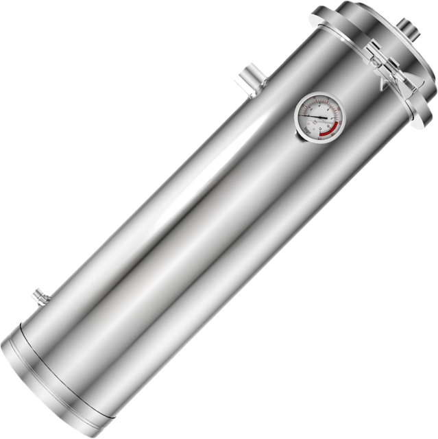 Reusable PVDF Membrane Water Purifier Whole House Vertical Pipeline 304 SS Housing Easy Clamp Disassembly Pressure Gauge,Reusable PVDF Membrane Water Purifier Whole House Vertical Pipeline 304SS Housing Easy Clamp Disassembly Pressure Gauge 10000L,Purithm