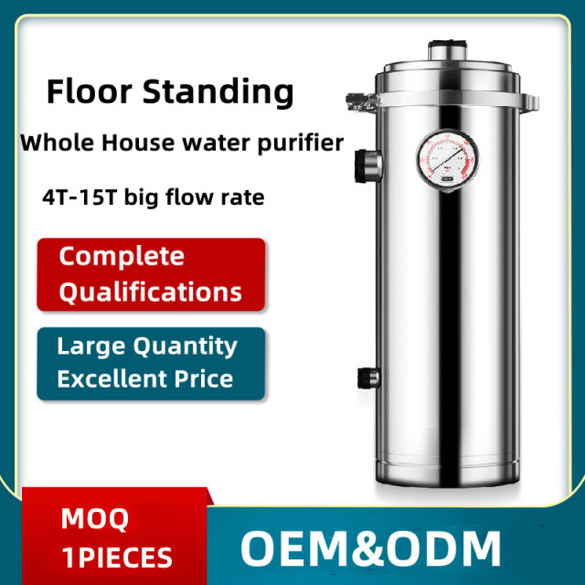 SS304 UF Water Filter PVDF Washable Membrane Backwash Design No Replace Cartridge Wall-mounted Whole House,SS304 UF Water Filter PVDF Washable Membrane Backwash Design No Replace Cartridge Wall-mounted Whole House,Purithm