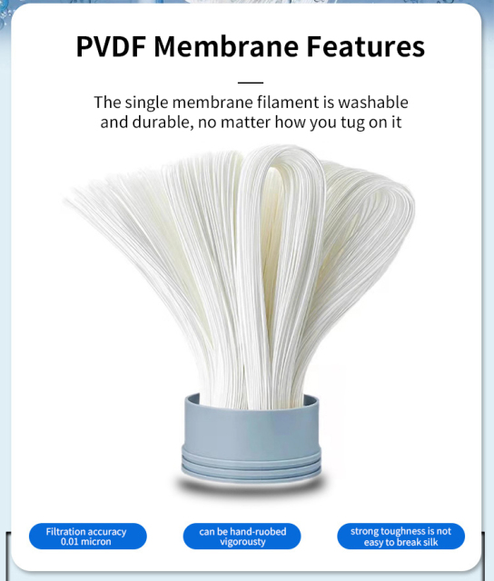 Reusable PVDF Membrane Water Purifier Whole House Vertical Pipeline 304 SS Housing Easy Clamp Disassembly Pressure Gauge,Reusable PVDF Membrane Water Purifier Whole House Vertical Pipeline 304SS Housing Easy Clamp Disassembly Pressure Gauge 10000L,Purithm
