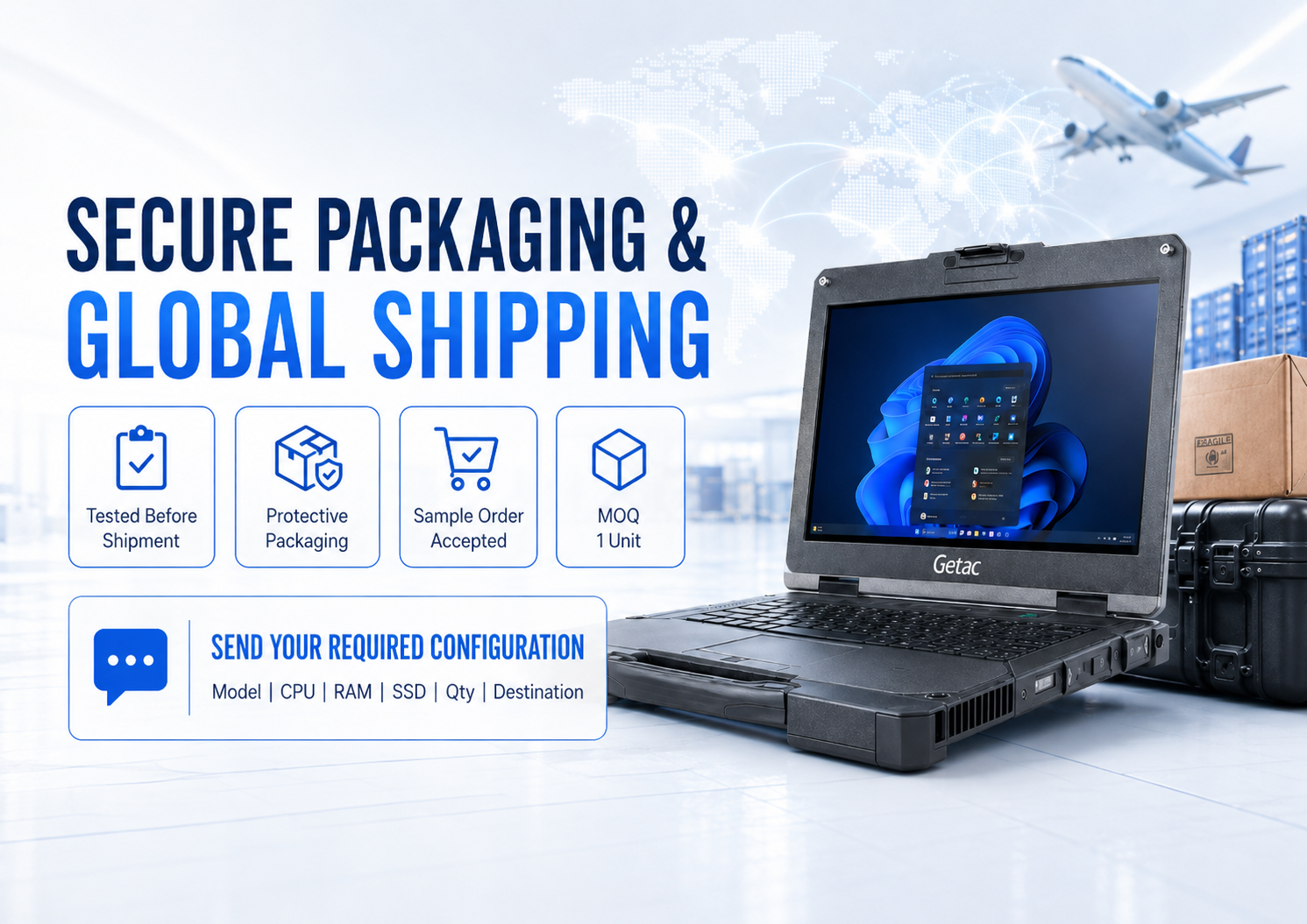 Getac B360 Fully Rugged Laptop | 13.3" Industrial Notebook