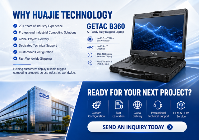 Getac B360 Fully Rugged Laptop | 13.3" Industrial Notebook