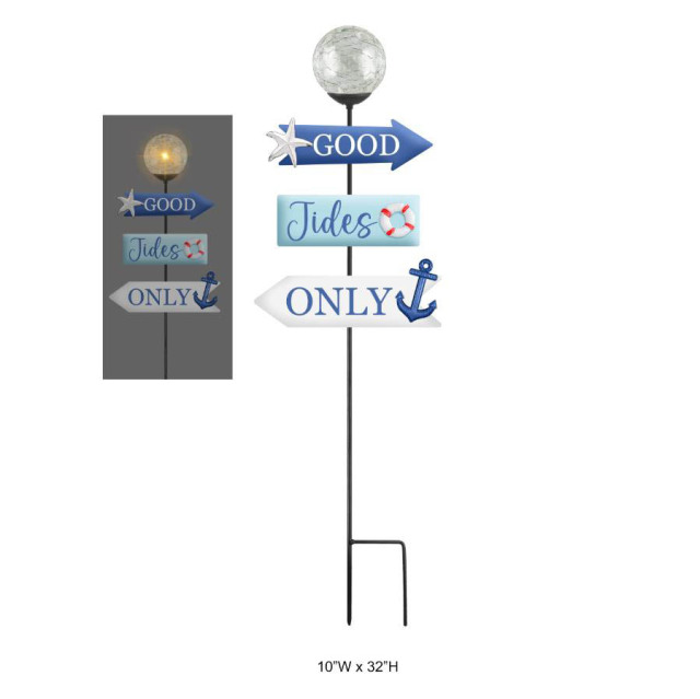 Fingerpost Solar-powered Stake