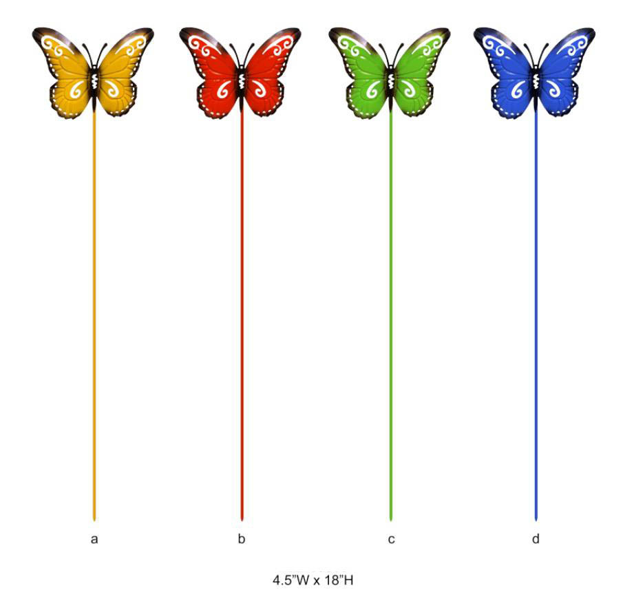 Multi-colored Butterflies Picks