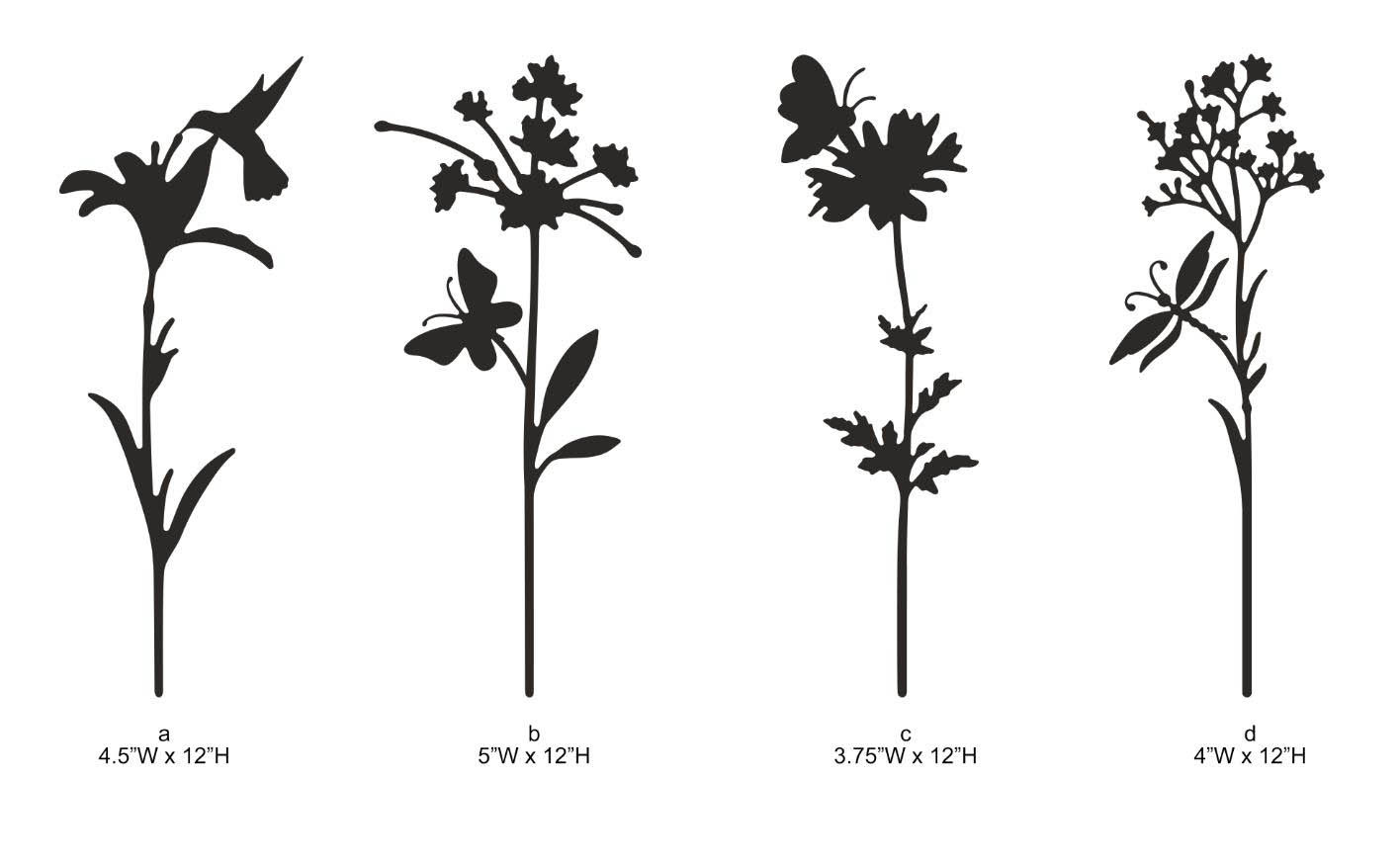 Metal Flower Picks