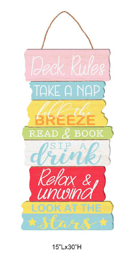 Multi-Signs Wall Decor - Outdoor Wall Art Decor for Garden Spaces