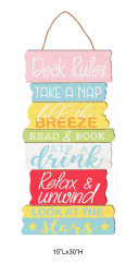 Multi-Signs Wall Decor - Outdoor Wall Art Decor for Garden Spaces