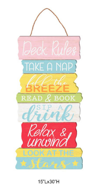 Multi-Signs Wall Decor - Outdoor Wall Art Decor for Garden Spaces