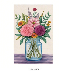 Floral Garden Flag
