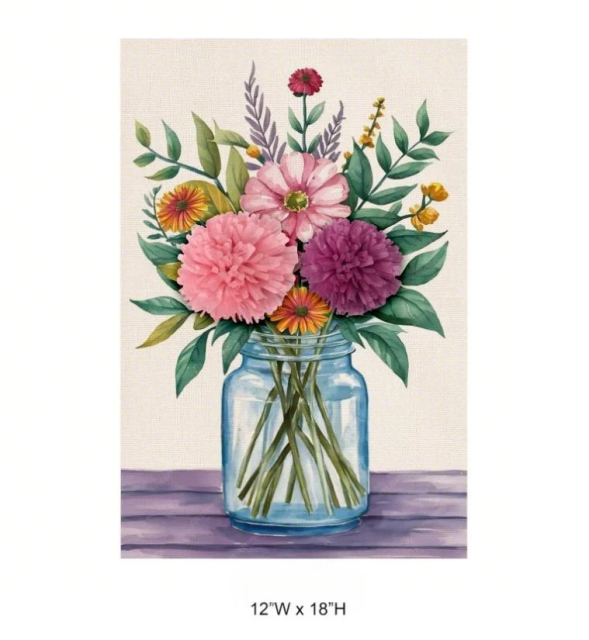 Floral Garden Flag