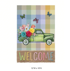 Car Floral Flag