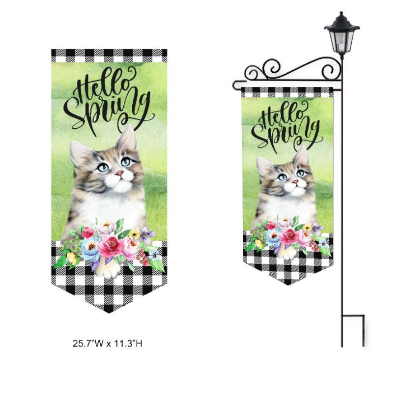 Cat Checkered Flag