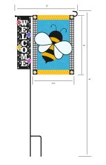 Bee Garden Flag