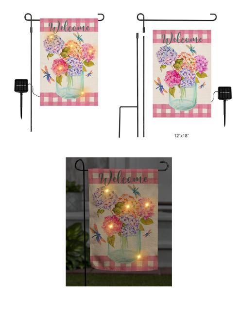 Solar Floral Flag