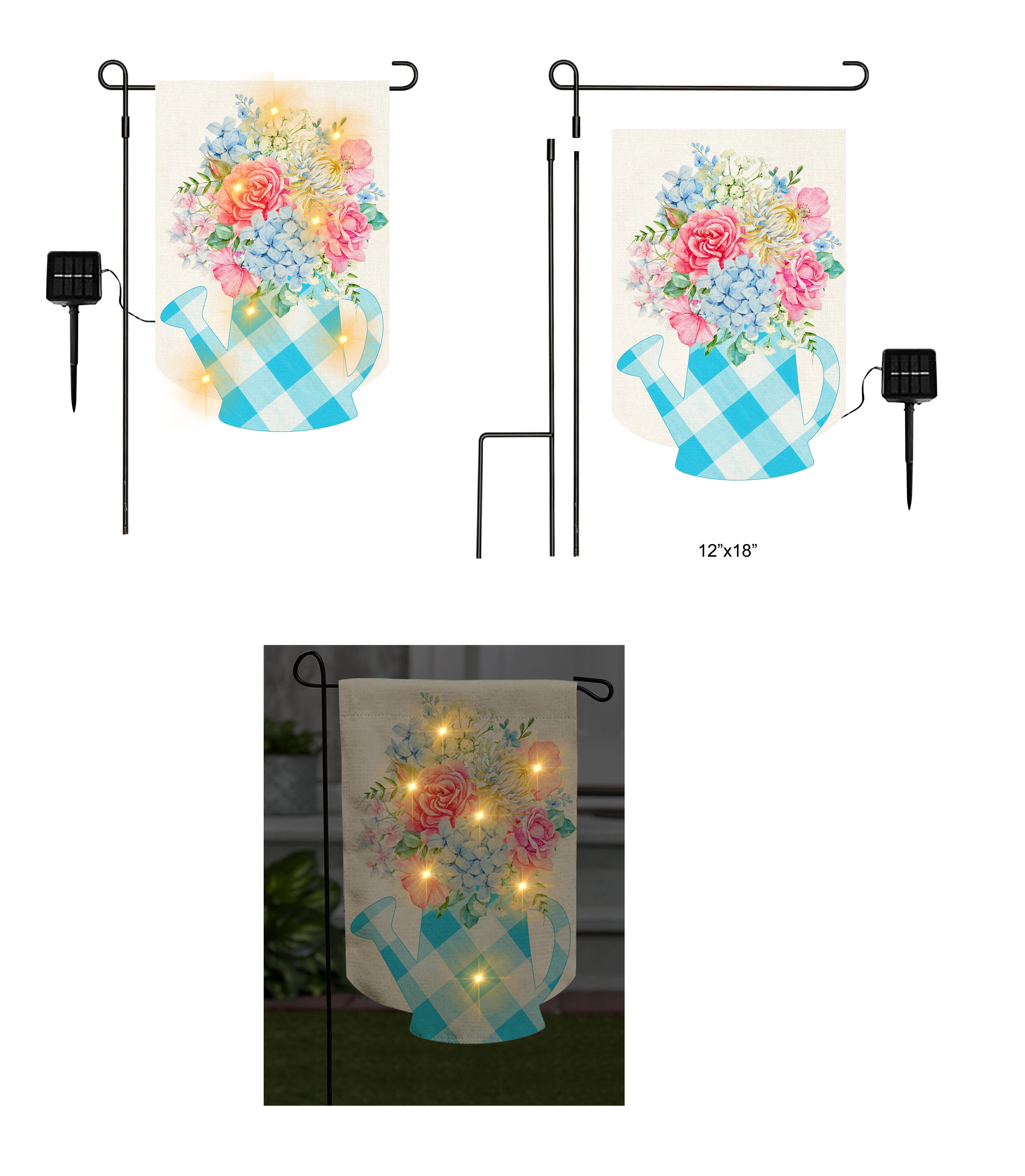 Solar Floral Flag