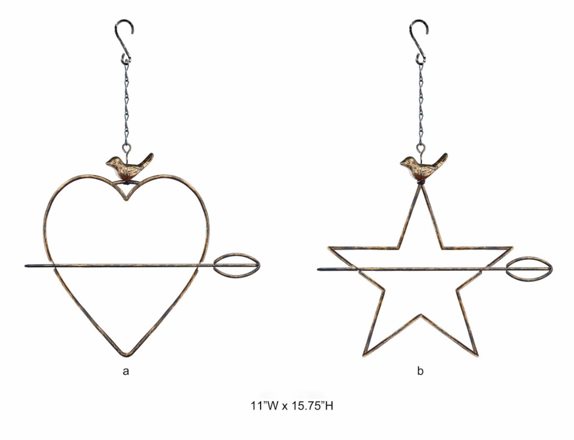 Heart & Star Bird Feeders