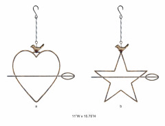 Heart & Star Bird Feeders