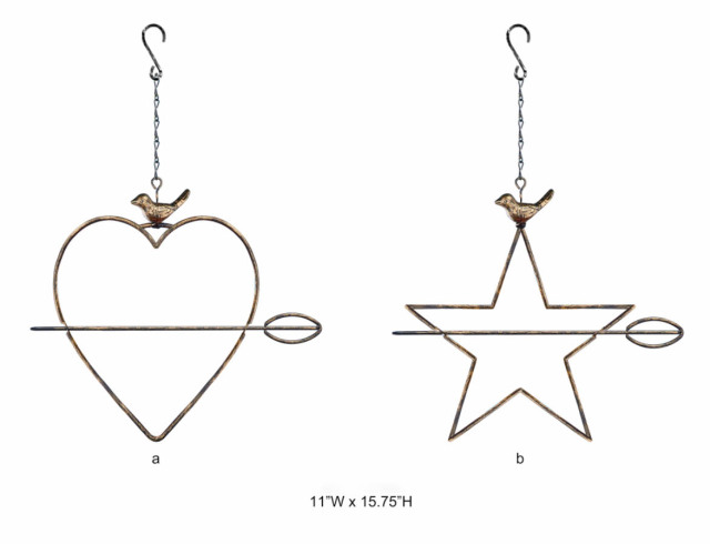 Heart & Star Bird Feeders